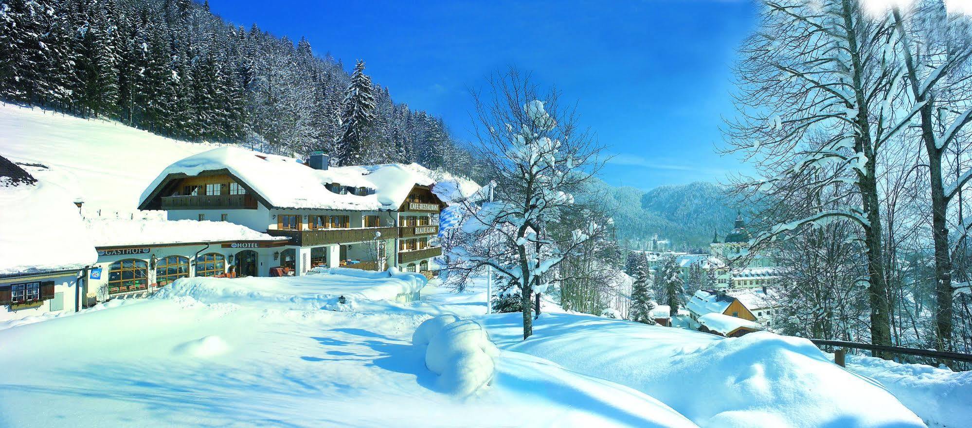 Gasthof Blaue Gams Ettal Esterno foto